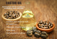 Castor Oil - 100% Pure, Refined, Non-GMO Cold Pressed Bulk Carrier Oil - 32 oz - for Hair Skin Nails Body Cuticles Skin Eyelashes Brows Beard Mustache Salon Quality Premium Grade - Packaging May Vary