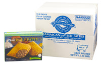 Jamaican Style Patties, Baked (Mild Beef, 12/2 packs)