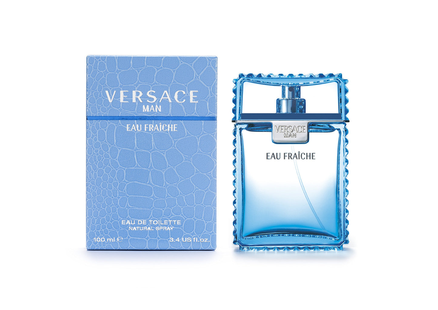 Versace Man Eau Fraiche By Gianni For Men Edt Spray 3.4 Fl Oz