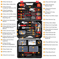 KingTool 325 Piece Home Repair Tool Kit, General Home/Auto Repair Tool Set, Toolbox Storage Case with Drawer, General Household Tool Kit - Perfect for Homeowner, Diyer, Handyman