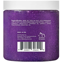 Lavender Oil Body Scrub Exfoliator with Shea Butter and Grapefruit Oil by Majestic Pure - Exfoliate & Moisturize Skin, Fights Acne - 10 oz