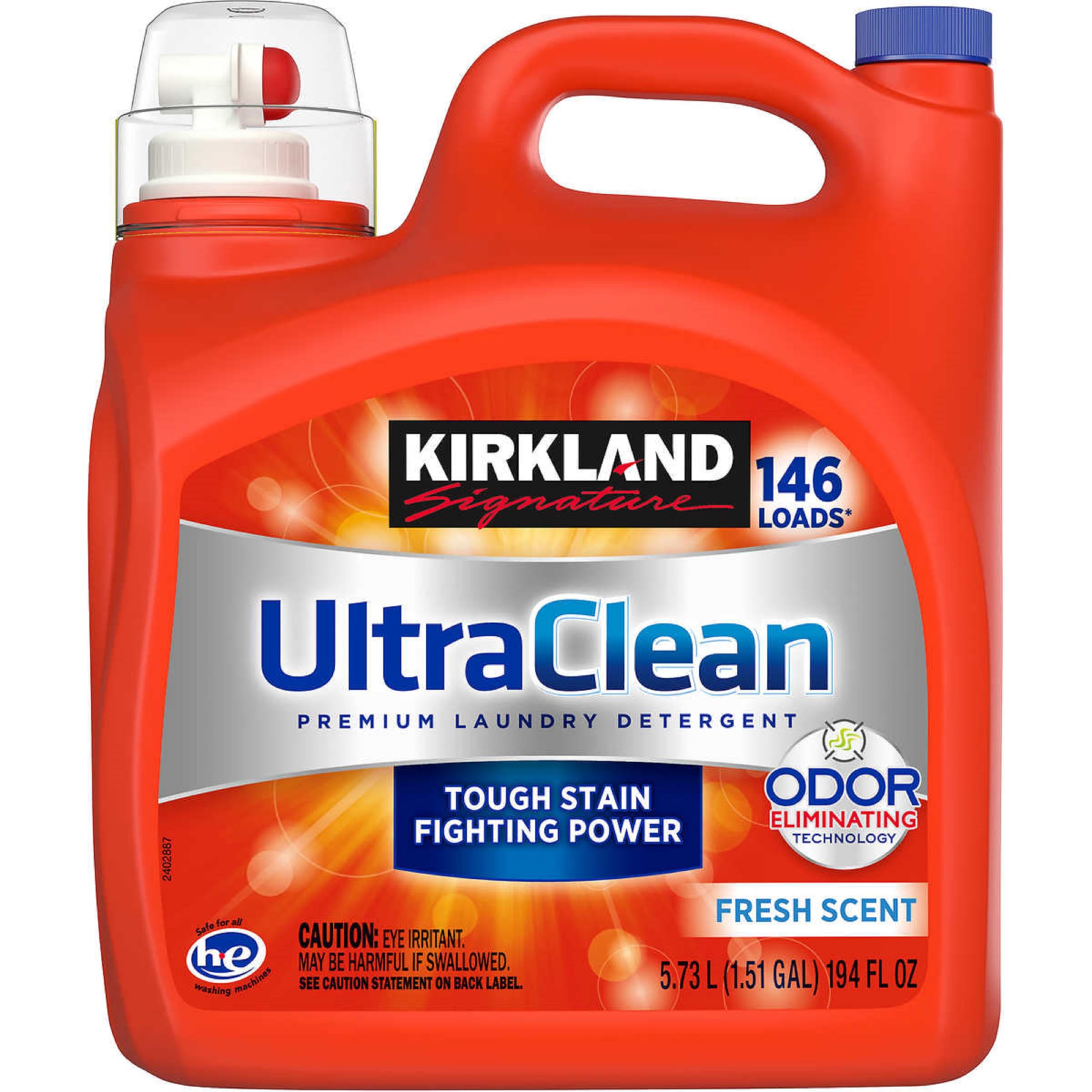 Kirkland Signature Ultra Clean Premium Laundry Detergent with 2X Concentrate