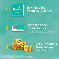 Pampers Pure Protection Diapers - Size 7, 88 Count, Hypoallergenic Premium Disposable Baby Diapers
