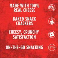 Cheez-It Cheese Crackers, Baked Snack Crackers, Lunch Snacks, Original (40 Packs)