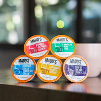 Mauds Super Flavored Coffee Variety Pack - 80ct Single Serve Pods with 16 Flavors of Medium Roast Arabica Coffee