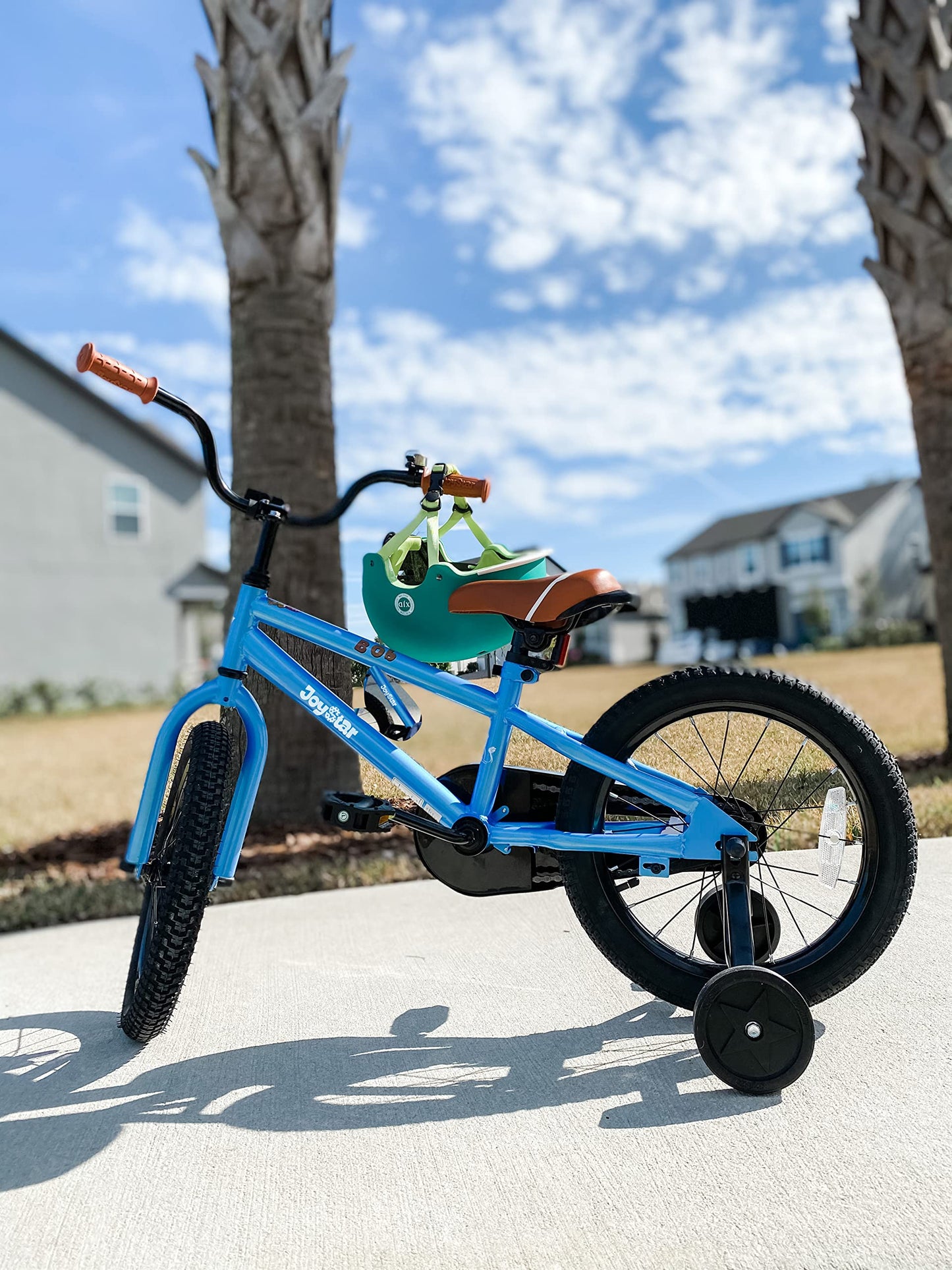 JOYSTAR 12 Inch Kids Bike for 2 3 4 Years Old Boys Girls Toddlers Bikes with Training Wheels Gifts Children Bicycle BMX Style Blue