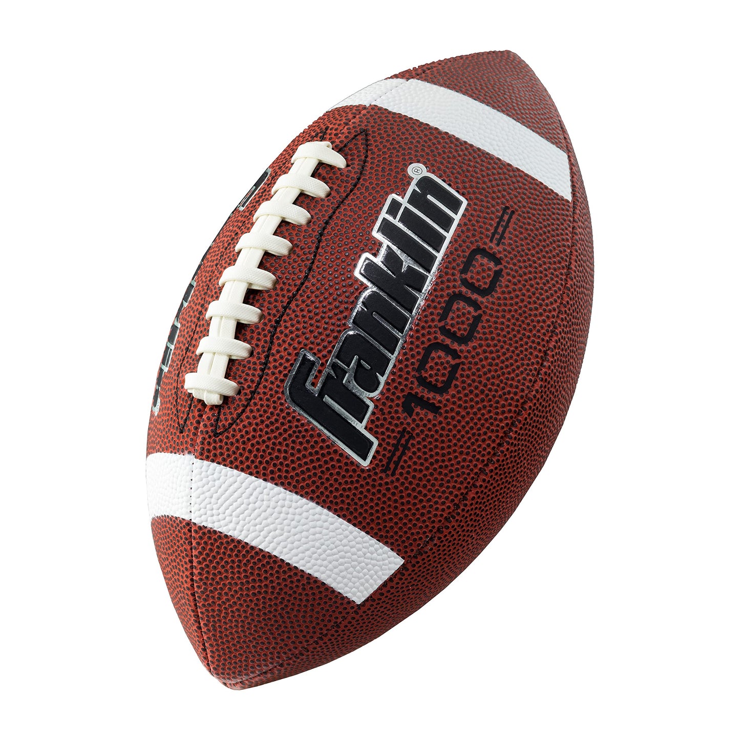 Franklin Sports Grip-Rite Junior Football — Fun Youth-Size Synthetic Leather Football for Kids’ Games