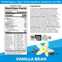 Orgain Organic Nutritional Vegan Protein Shake, Vanilla Bean - 16g Plant Based Protein, Meal Replacement, 21 Vitamins & Minerals, Gluten & Soy Free, 11 Fl Oz (Pack of 12) (Packaging May Vary)