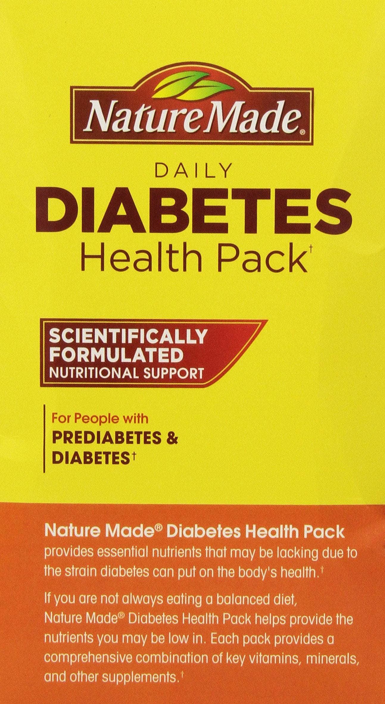 Nature Made Diabetes Health Pack, 60 Packets