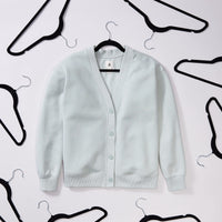 Amazon Basics Slim Velvet, Non-Slip Suit Clothes Hangers, Pack of 100, Black/Silver