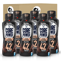 Core Power Elite Failrlife Chocolate High Protein Shakes (42 Grams) 14 Oz. 6 pack in The Award Box Packaging