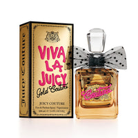 Juicy Couture, Viva La Juicy Gold Eau De Parfum, Women's Perfume with Notes of Luscious Berry, Jasmine Sambac & Vanilla Cream - Fruity & Sweet Perfume for Women, EDP Spray, 3.4 Fl Oz