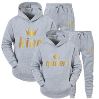 2022 Fashion Couple Sportwear Set KING or QUEEN