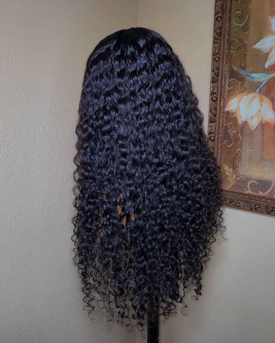 Glueless Soft 26 Inch Long Synthetic Black Lace Front Wig KInky Curly Heat Resistant Fiber For Black Women Babyhair Preplucked