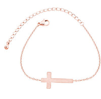 ICFTZWE Fashion Anklet Stainless Steel Female Foot Accessories Stylish  Lucky Cross Anklets For Women Best Gifts