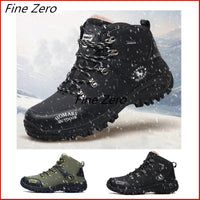 Winter Men Boots Men Winter Snow Boots Waterproof Men Super Warm Snow Boots Lace Up Men Ankle Boots Outdoor Autumn Sneaker Shoes