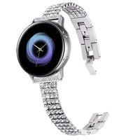 20mm 22mm Fran-lzp Diamond Strap for Samsung Galaxy Watch 3 41mm 45mm Band Bracelet