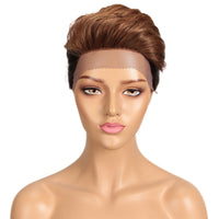 Debut Human Hair Wigs Ombre Brazilian Lace Front Short Bob Wigs