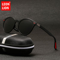 LeonLion 2023 Retro Sunglasses Men Polarized Sunglasses Men Luxury Brand Sunglasses Men/Women Mirror Square Gafas De Sol Hombre