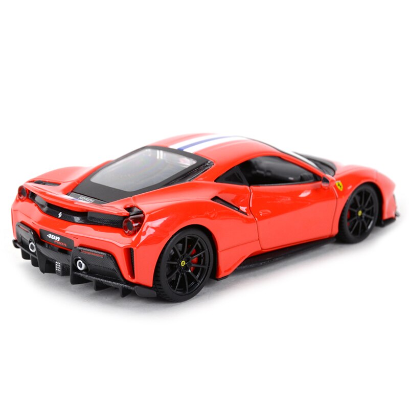 Bburago 1:24 Ferrari 488 PIsta Sports Car Static Die Cast Vehicles Collectible Model Car Toys