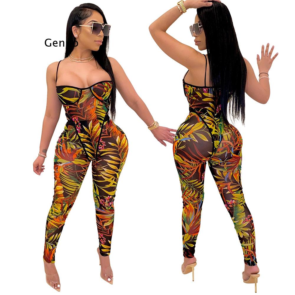 Women Butterfly Print Strapless Jumpsuit for Skinny Active Sleeveless Sexy Party Bodycon Romper Overall Outfits Playsuit