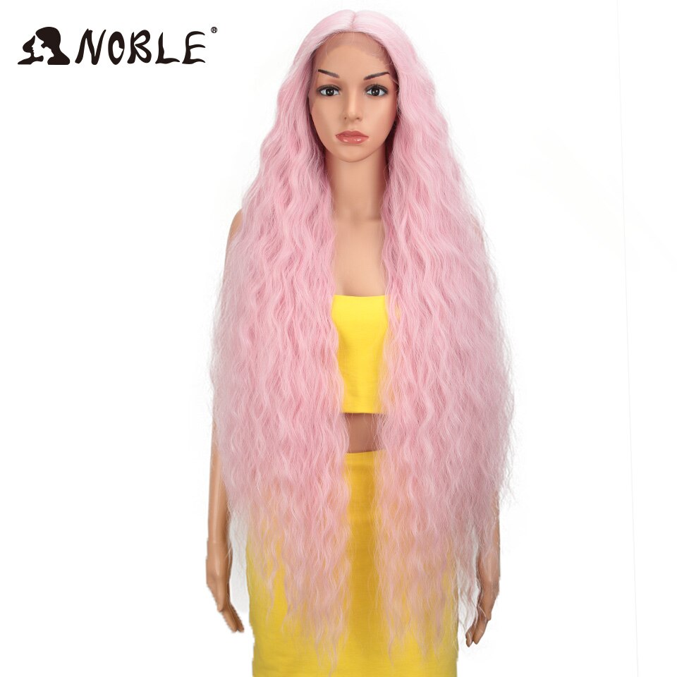 Noble Synthetic Lace Front Wig 42 Inch Long Curly Wigs For Women Lace Front Wig Blonde Full Lace Wig Blonde Lace Wig Cosplay