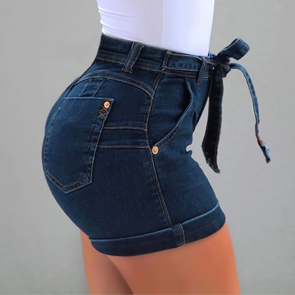 5xl plus Size Women Jeans Haute New Women Short Jeans Denim Female Pockets Wash Denim Shorts