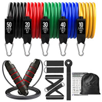 150lbs Resistance Bands Set for Women Latex Exercise Workout Band