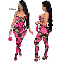 Women Butterfly Print Strapless Jumpsuit for Skinny Active Sleeveless Sexy Party Bodycon Romper Overall Outfits Playsuit