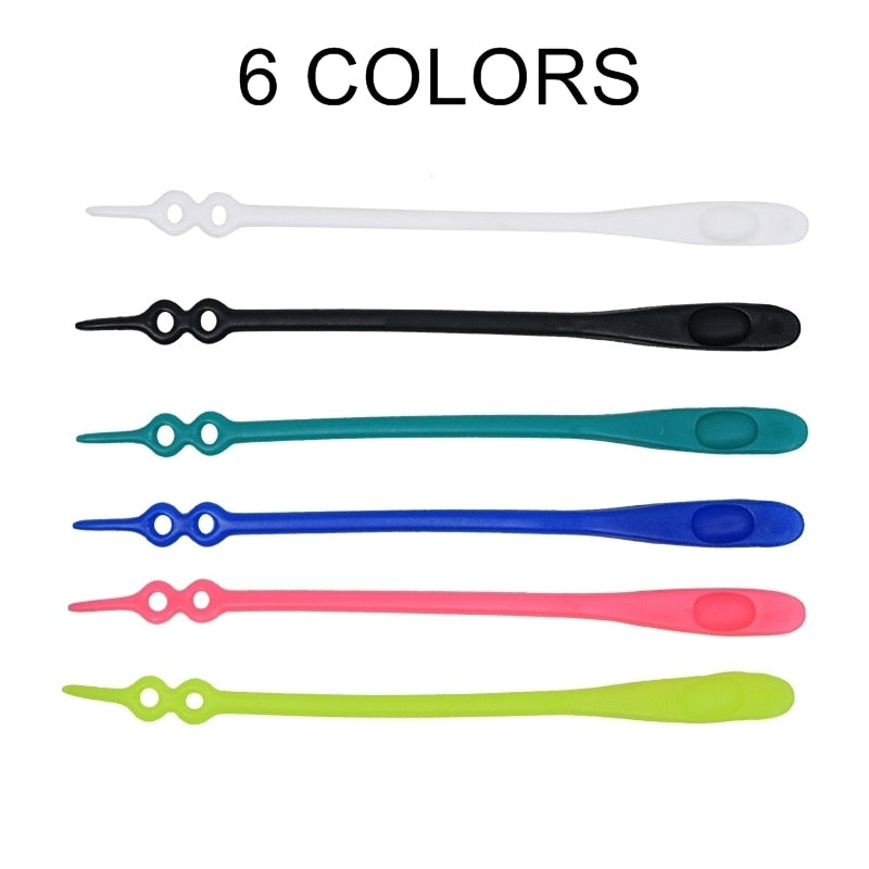 14pcs/set Waterproof Silicone Shoelace Safty Shoes Accessories