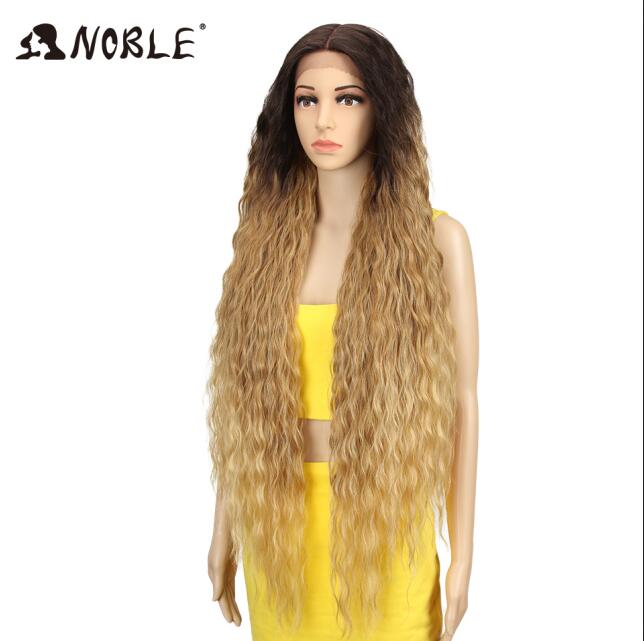 Noble Synthetic Lace Front Wig 42 Inch Long Curly Wigs For Women Lace Front Wig Blonde Full Lace Wig Blonde Lace Wig Cosplay