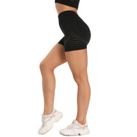 Summer Yoga Shorts Women Fitness High Waist Seamless Hip-up Workout Tight Elastic Sports Shorts Push Up Running Gym Clothes