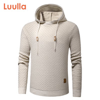 Plus Size 3XL Men Spring New Cotton Warm Knitted Sweater Pullover Men Autum 3D Pattern Casual Hooded Sweater Coat Pull Homme Men