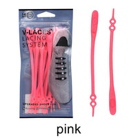 14pcs/set Waterproof Silicone Shoelace Safty Shoes Accessories