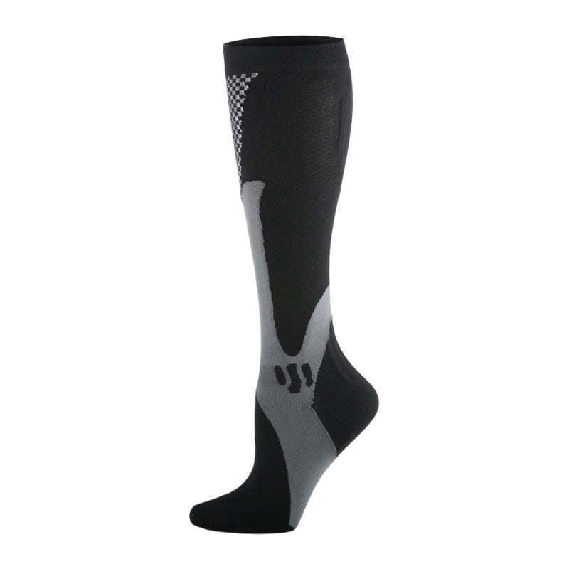 Brothock Compression Socks Nylon Medical Nursing Stockings Specializes Outdoor Cycling Fast-drying Breathable Adult Sports Socks