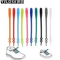 14pcs/set Waterproof Silicone Shoelace Safty Shoes Accessories