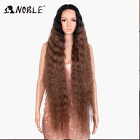 Noble Synthetic Lace Front Wig 42 Inch Long Curly Wigs For Women Lace Front Wig Blonde Full Lace Wig Blonde Lace Wig Cosplay