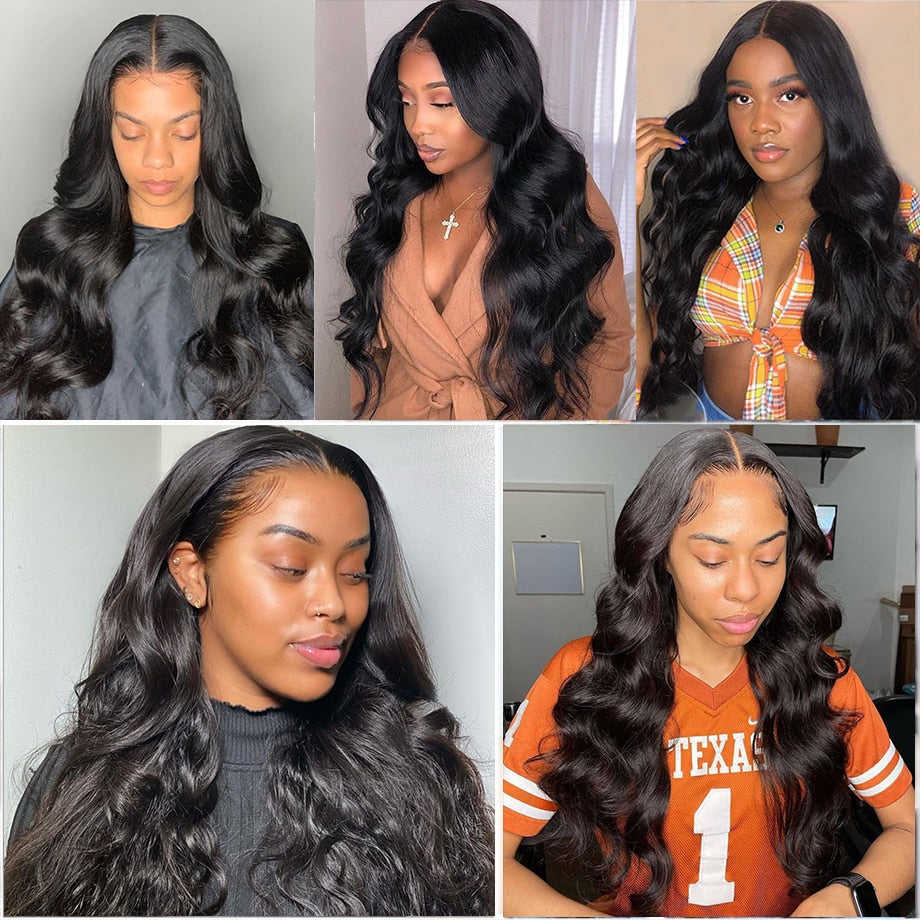 Body Wave bundles human hair Brazilian Natural Black Hair Weave 4 Remy Human hair bundles Deals for Black Women Hair Extensions