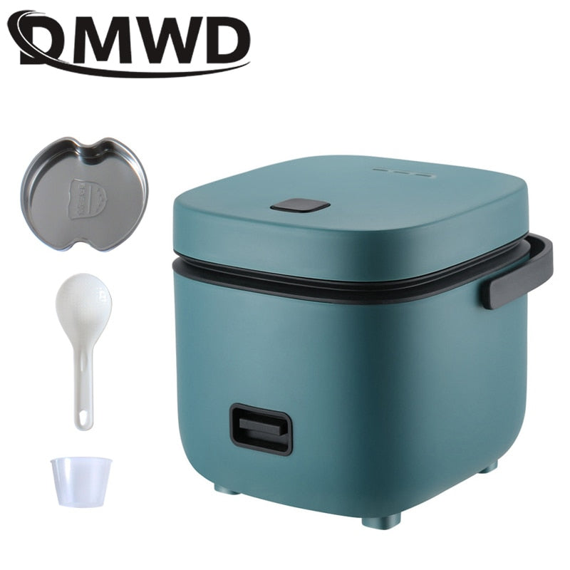 Mini Rice Cooker Multi-function Single Electric Rice Cooker Non-Stick Household Small Cooking Machine Make Porridge Soup 1.2L EU