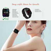YAYUU 20mm Silicone Strap for Huami Amazfit GTS 4 Mini/GTS 3/GTS 2/GTS 2 mini/GTS 2e Bracelet for Amazfit Bip U/U Pro Wristband