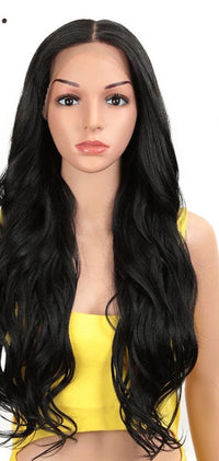 Noble Synthetic Lace Front Wig  ombre blonde Wig 30 Inch Long wavy Lace Front Wig  Synthetic Wigs For Black Women Maycaur wig