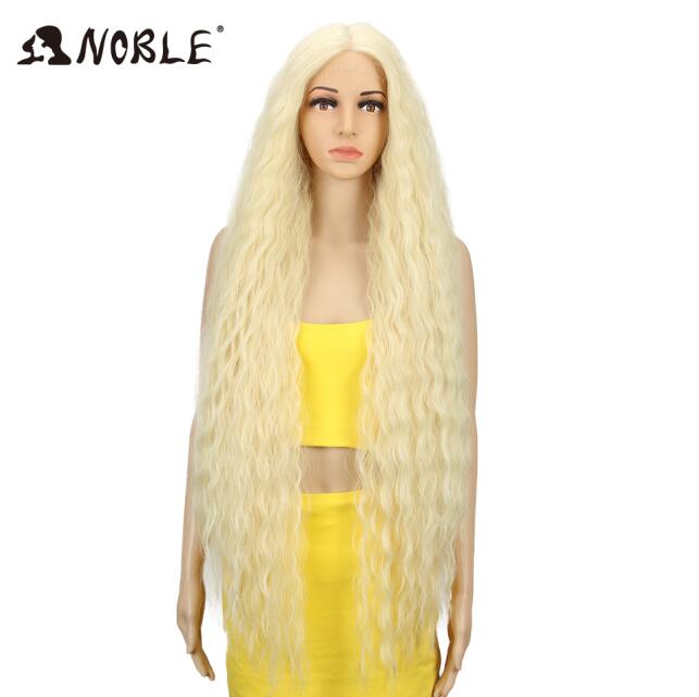 Noble Synthetic Lace Front Wig 42 Inch Long Curly Wigs For Women Lace Front Wig Blonde Full Lace Wig Blonde Lace Wig Cosplay