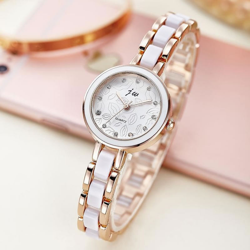 2019 New Brand JW Bracelet Watches Women Luxury Crystal Dress Wristwatches