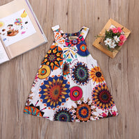 Pudcoco US Stock Baby Girls Dress NEW Toddler Baby Flower Dress Girls Mini Princess Dress girl formal dress