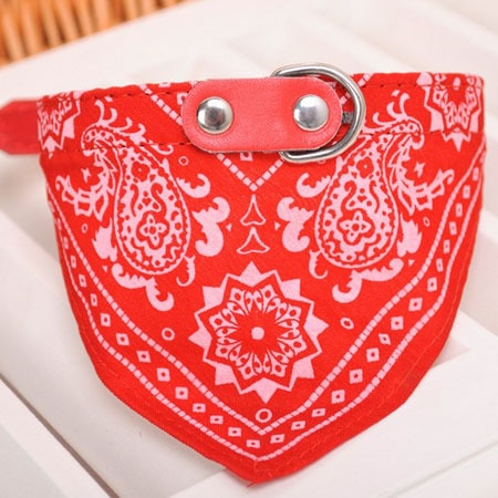 1Pc Lovely Pet Dog Scarf Collar Adjustable Puppy Bandana Quality Pet Cat Tie Collar