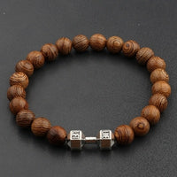 Hot Men Natural Wood Beads Cross Bracelets Onyx Meditation Prayer Bead Bracelet Women Wooden Yoga Jewelry Homme