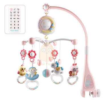 Baby Rattles Crib Mobiles Toy Holder Rotating Mobile Bed Bell Musical Box