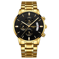 NIBOSI Men Watches Luxury Famous Top Brand Men&#39;s Fashion Casual Dress Watch Military Quartz Wristwatches Relogio Masculino Saat