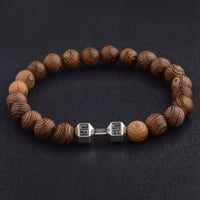 Hot Men Natural Wood Beads Cross Bracelets Onyx Meditation Prayer Bead Bracelet Women Wooden Yoga Jewelry Homme