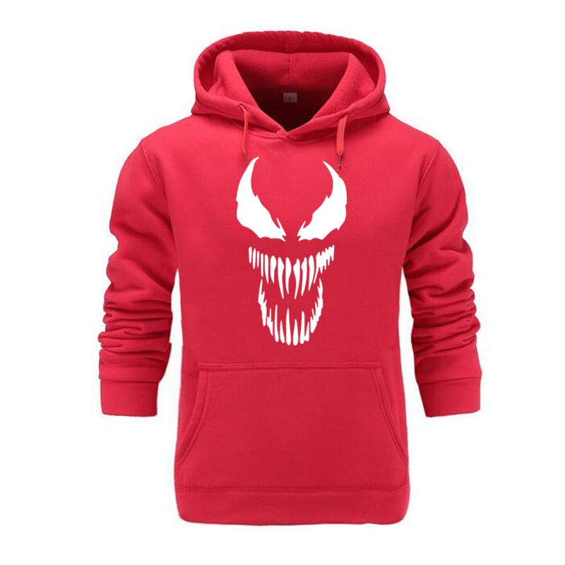 2019 Comic Thick Venom Hoodie Sweatshirts Men Superhero Anime